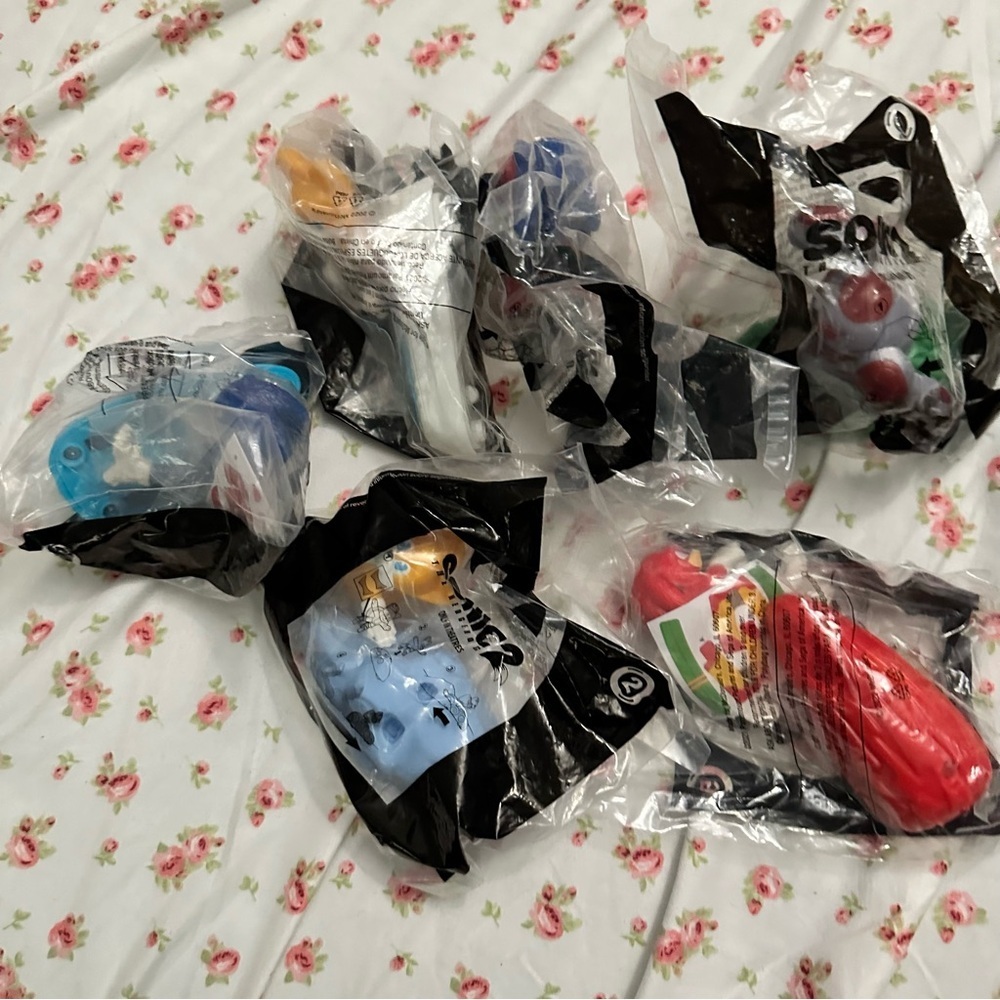 McDonald's Happy Meal Toy Lot of 6 - Sonic the Hedgehog 2022 (Sealed)